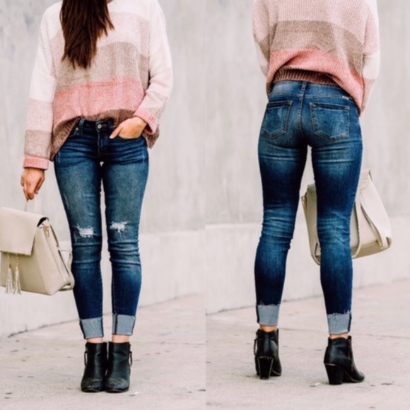 KanCan skinny distressed jeans - Picture 3 of 3